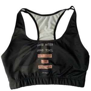 ISO CODY RIGSBY x PELOTON INSTRUCTOR QUOTE SPORT BRA (S or M)